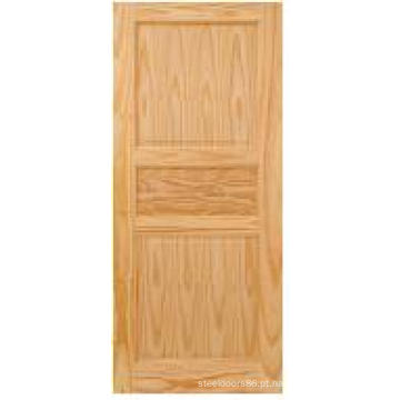 Porta interior de madeira de pinho radiata (KD03A) (porta de madeira maciça)